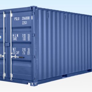 20 Fuß Versandcontainer (Einweg) – Blau