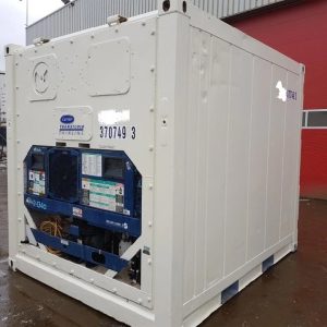 10-Fuß Kühlcontainer (gebraucht) – Temperaturbereich -25°C bis +25°C, ISO-zertifiziert