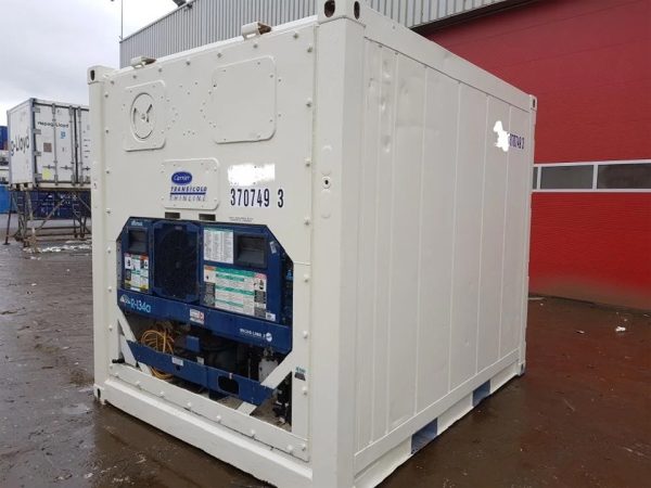 10-Fuß Kühlcontainer (gebraucht) – Temperaturbereich -25°C bis +25°C, ISO-zertifiziert