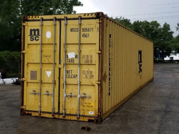 40 Fuß High Cube Seecontainer – Gebraucht, Wind- und Wasserdicht