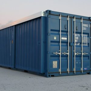 20 Fuß High Cube Container – 9 Fuß 6 Zoll hoch – Mit Schiebetür – Neu & Wind-/Wasserdicht