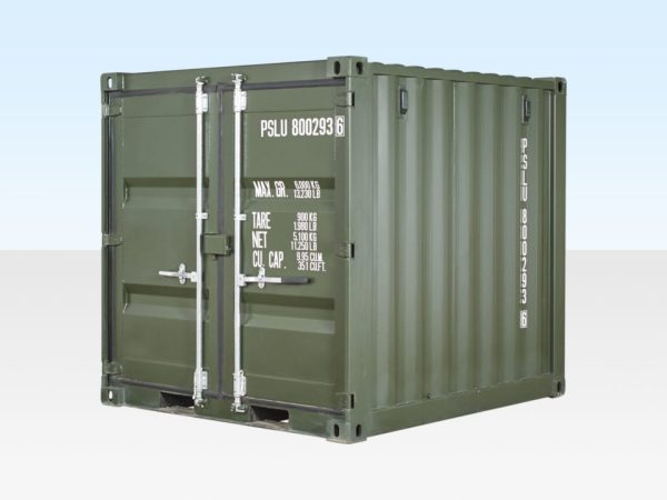 8 Fuß Seecontainer – Neu – Grün – One Trip – ISO-zertifiziert - Image 2