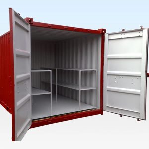 10 Fuß x 8 Fuß Auffangwannen-Container mit Flachboden – Neu