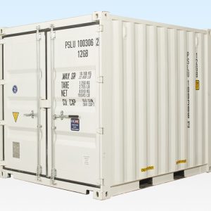10 Fuß x 8 Fuß Versandcontainer – Grün – Wind- & wasserdicht – Neu oder gebraucht