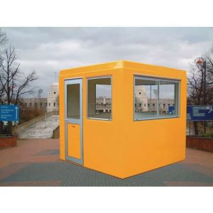 3-Fenster Sicherheitscontainer – Pförtnerhaus 3 m mit Tür & 3 Fenstern