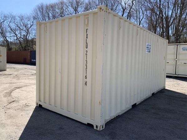 20 Fuß x 8 Fuß x 8,5 Fuß Versandcontainer – Neu | Lagercontainer in Beige – Wind- & Wasserdicht - Image 2