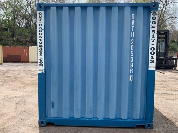 20 Fuß Seecontainer – Gebraucht – Wind- & wasserdicht – Blau – 8,5 Fuß hoch - Image 2