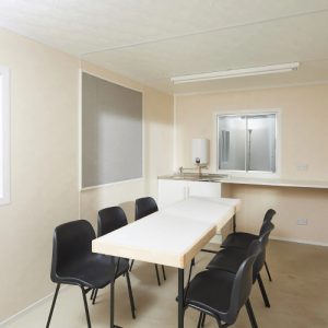12 Fuß x 8 Fuß Stahl-Bürocontainer – Vandalismussichere Büro- & Meeting-Einheit