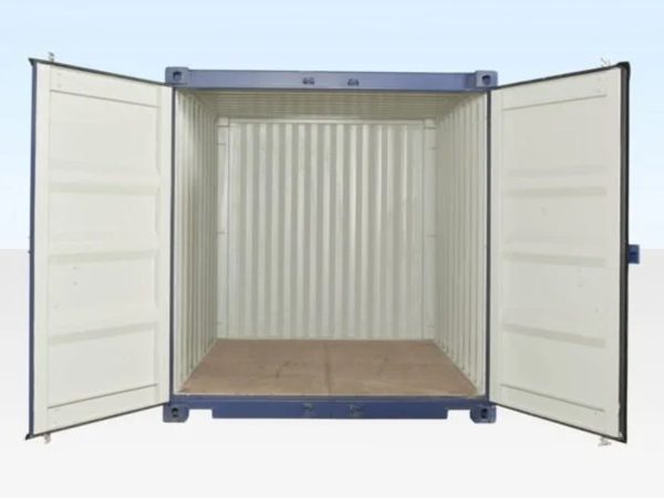 10 Fuß x 8 Fuß Versandcontainer – Neu (nur einmal für den Seetransport genutzt) – Blau – ISO-zertifiziert - Image 3