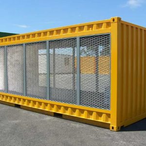 Gasflaschenlager Container – 20 Fuß Offener Lagercontainer mit Belüftung