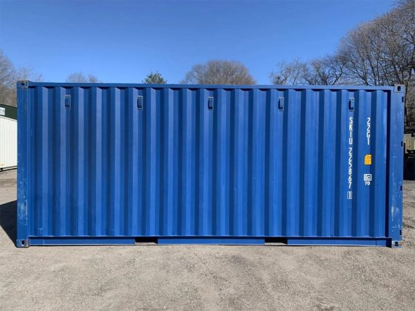 20 Fuß x 8 Fuß x 8,5 Fuß Versand-/Lagercontainer – Neu – Wind- & Wasserdicht – Blau - Image 3