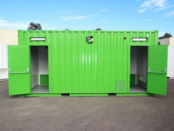 Schaltanlagencontainer aus Seecontainer – Temperaturkontrollierte Technikräume
