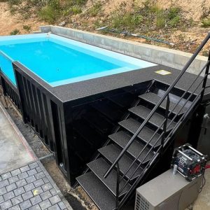 20 Fuß Container Pool – Schwimmbecken aus hochwertigem Stahl