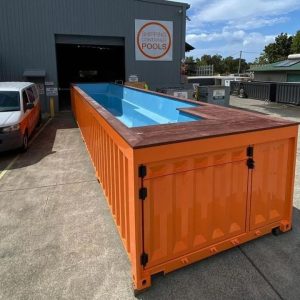 40 Fuß Container Pool – Nachhaltiger Designpool aus Stahl mit einfacher Installation