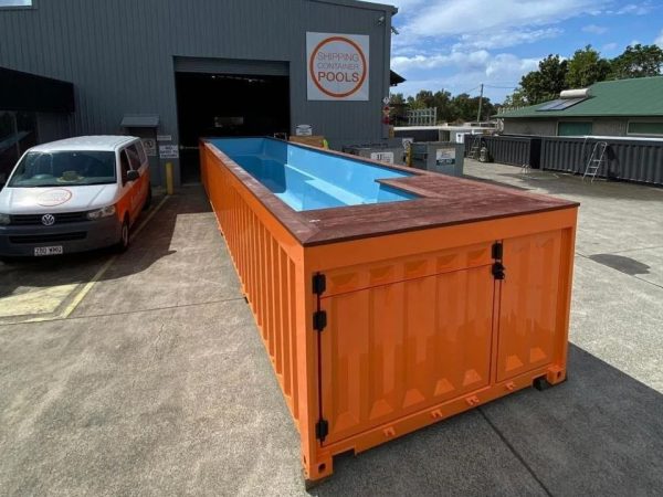 40 Fuß Container Pool – Nachhaltiger Designpool aus Stahl mit einfacher Installation