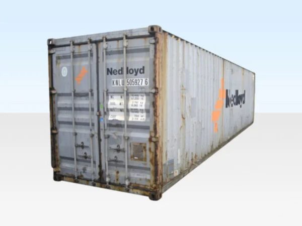 40′ x 8′ gebrauchter Seecontainer – Wind- & wasserdicht – Cortenstahl – Cargo-Worthy