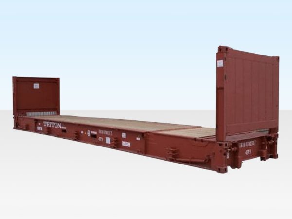 40 Fuß Flat-Rack-Container – Neu oder gebraucht – ohne Seitenwände