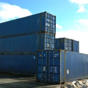 45 Fuß High Cube Pallet Wide Seecontainer – Neu – Blau