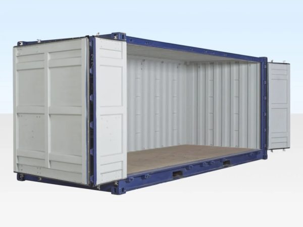 20 Fuß Open Side Schiffscontainer – One Trip – Seitlicher Vollzugang