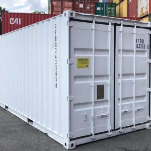 20 Fuß x 8 Fuß Schiffscontainer – One Trip – Weiß