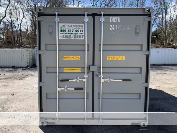 20 Fuß x 8 Fuß x 8,5 Fuß Lagercontainer – Neu – Doppeltür – Grau | Versandcontainer mit Türen an beiden Enden - Image 3