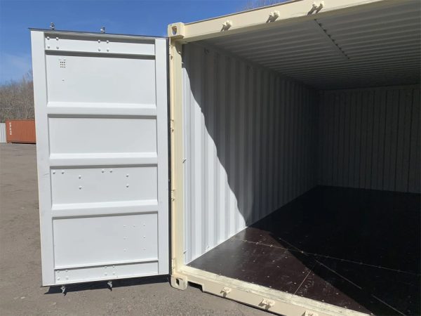 20 Fuß x 8 Fuß x 8,5 Fuß Versandcontainer – Neu | Lagercontainer in Beige – Wind- & Wasserdicht - Image 4