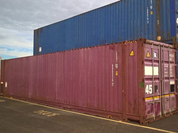 45 Fuß High Cube Pallet Wide Seecontainer – Neu – Blau - Image 2