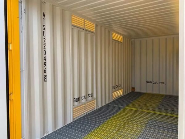 30 Fuß x 8 Fuß gelber Lagercontainer – One Trip, gekürzt - Image 3