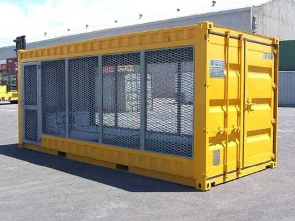 Gasflaschenlager Container – 20 Fuß Offener Lagercontainer mit Belüftung - Image 3