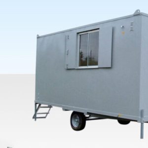 12 Fuß × 7 Fuß 6 Zoll Mobile Anti-Vandal Büroeinheit aus Stahl