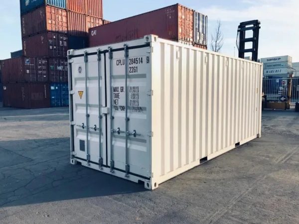 20 Fuß x 8 Fuß Schiffscontainer – One Trip – Weiß - Image 4