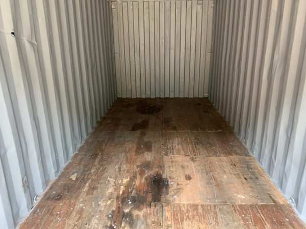 20 Fuß Seecontainer – Gebraucht – Wind- und wasserdicht – Ziegelrot – 8,5 Fuß hoch – Lager-/Transportcontainer - Image 4