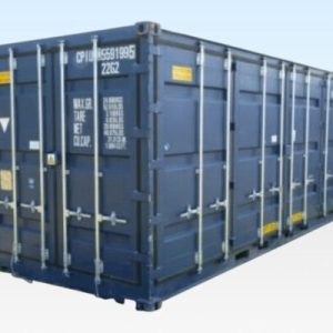 20 Fuß Gefahrstoffcontainer – Einweg – Komplette Seitenöffnung – Gitterrostboden
